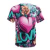 Heart Love Unisex Cut & Sew Tee (AOP)