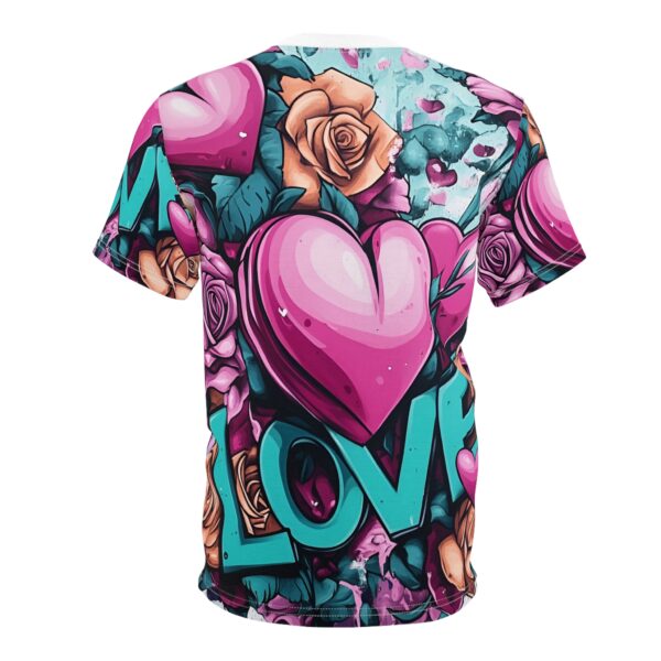 Heart Love Unisex Cut & Sew Tee (AOP)