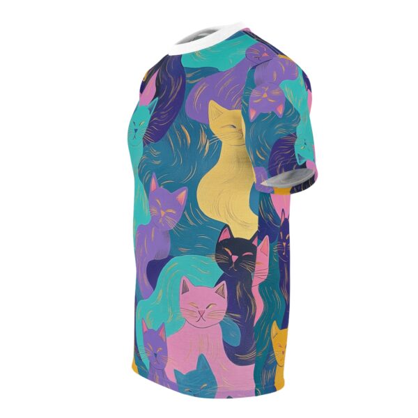 Curvy Cats Unisex Cut & Sew Tee (AOP)